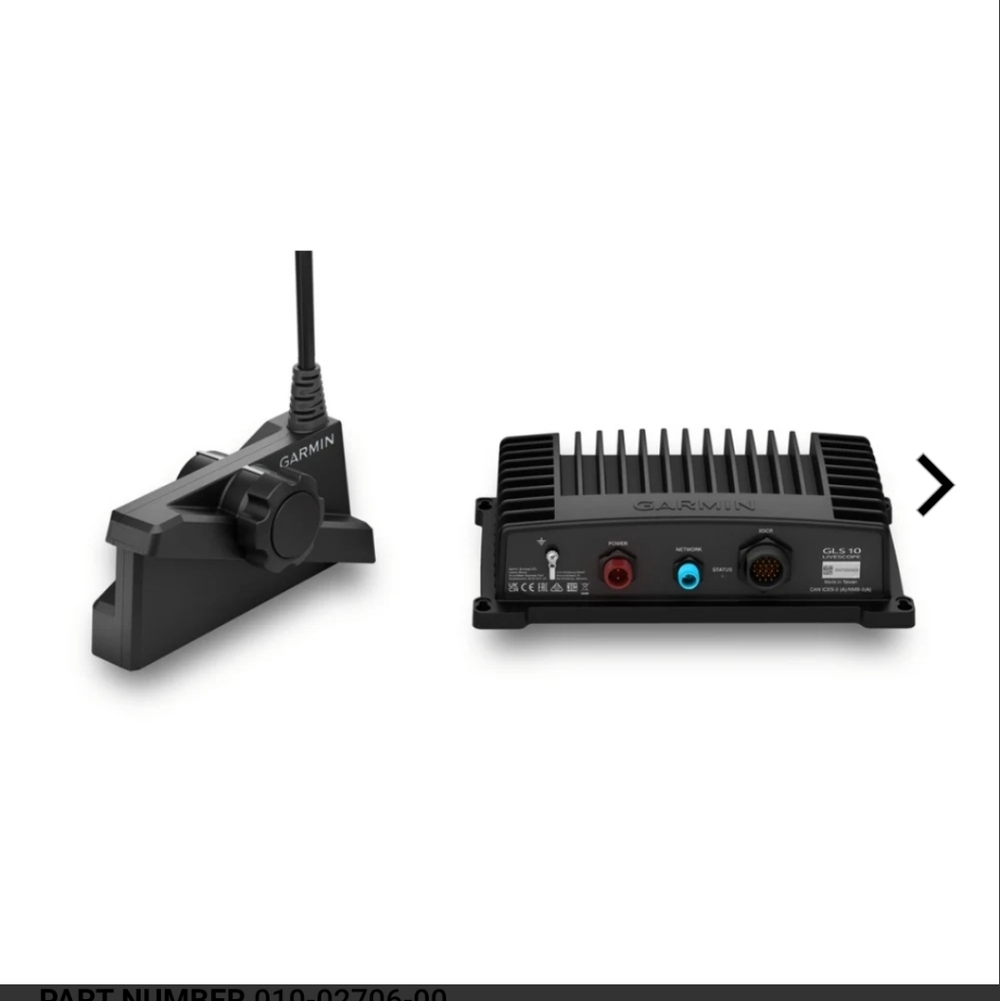 GARMIN LiveScope Plus System

With GLS 10™ and LVS34 Transducer